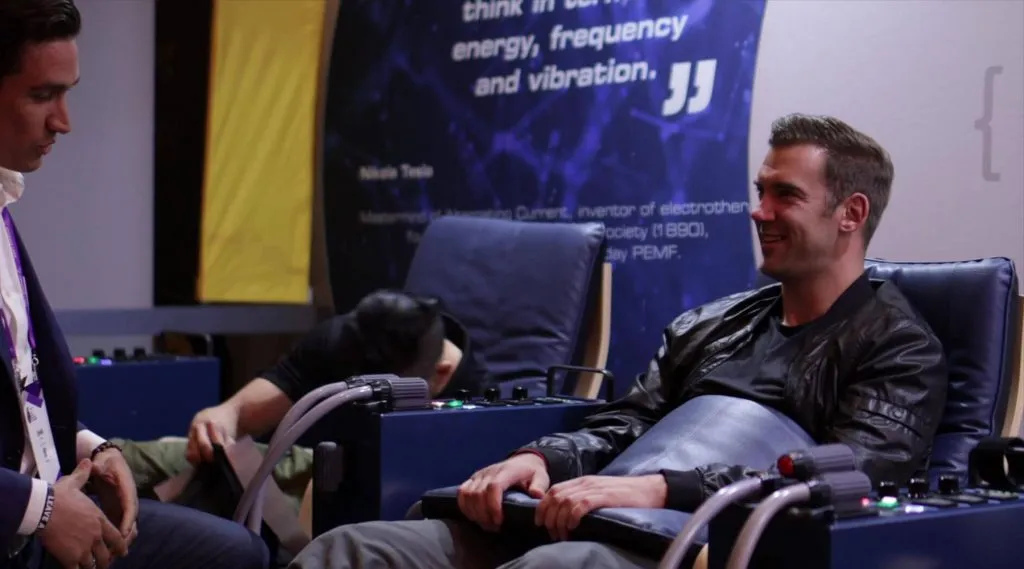 Parker Seminars XR 2020 Features Pulse Centers Pulse PEMF Pulsing Session Booth