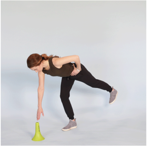 Proprioception: Increasing Balance To Avoid Accidental Falls Pulse PEMF Blog - Proprioception - Cone PIckup Example