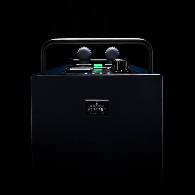 Pulse XLPRO PEMF machine in a black blackground