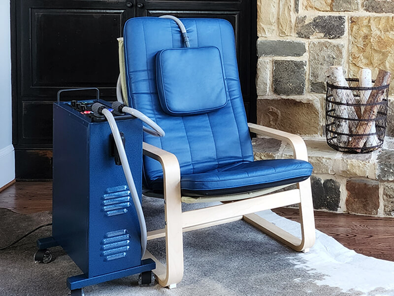 I Pulsed My Feet with the Cube for Two Weeks Pulse PEMF XL Pro chair cube